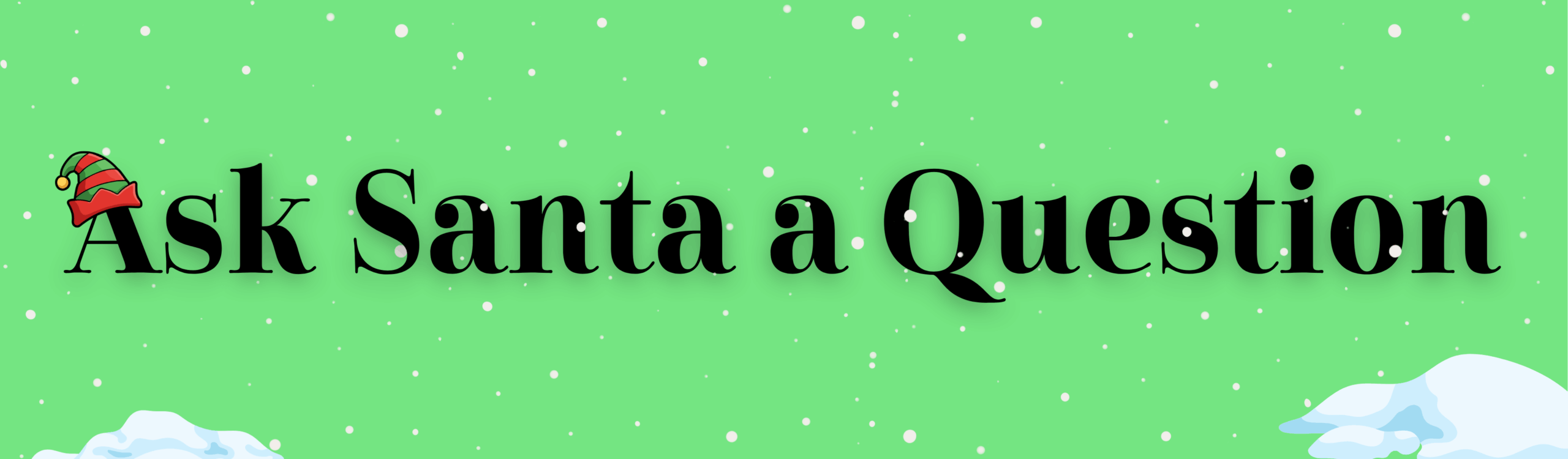 Ask Santa Banner