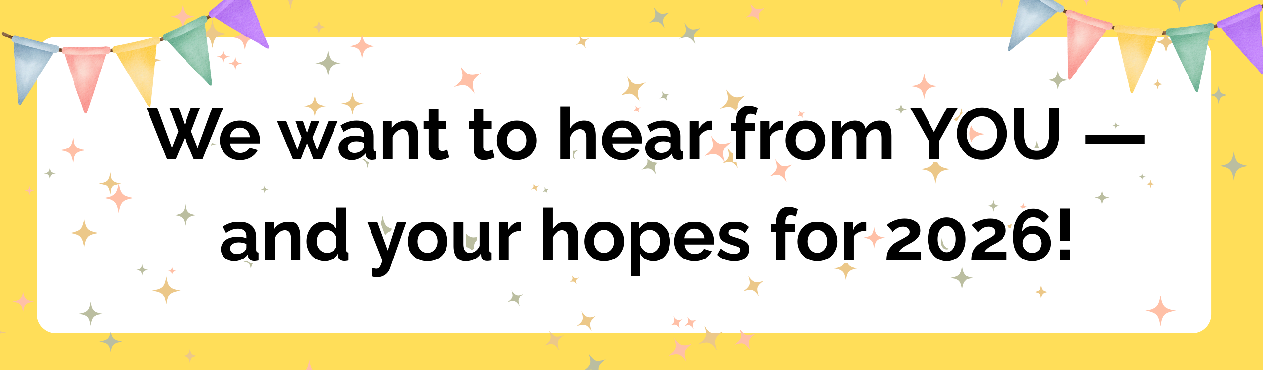 Hopes for 2026 web page